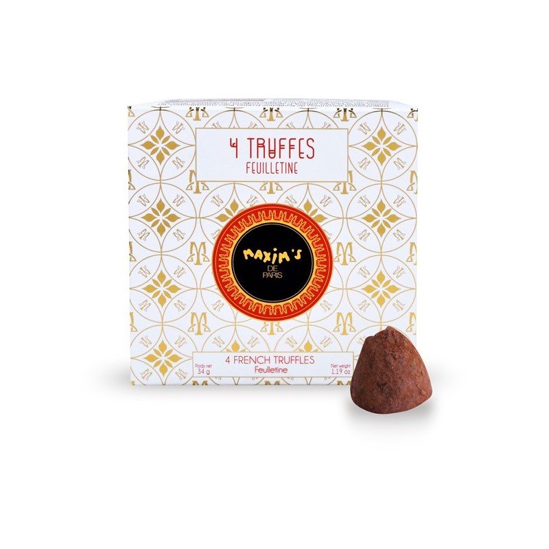 Truffles with Sprinkles of Crispy Crêpes, 4 pces-Chocolate-Maxim's shop