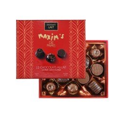 Chocolates Connoisseurs - Milk Chocolate Assortment, 12 pces-Chocolate-Maxim's shop