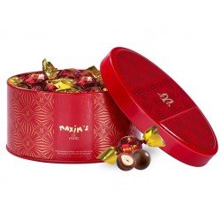 Milk Chocolate Covered Hazelnuts in Red tin, 1.41oz-Chocolate-Maxim's shop