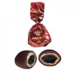 Chocolate covered coffee candy, Red oval tin, 6.17oz-Chocolate-Maxim's shop