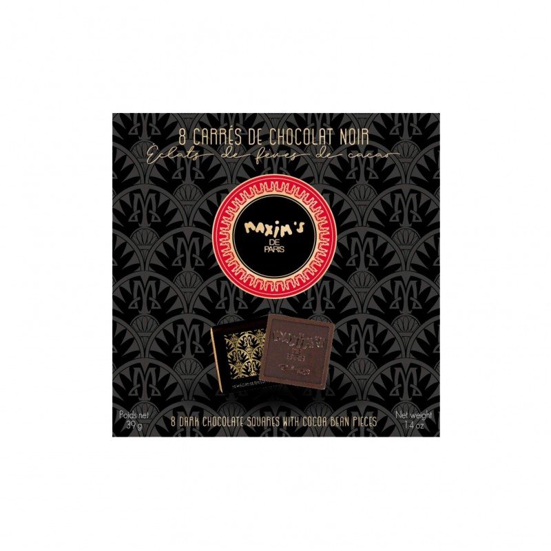 Dark Chocolate Squares, 8 Pces-Chocolate-Maxim's shop