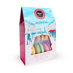 NEW! - Box of Assorted Macarons Biscuits, 6 Pces-Current selection-Maxim's shop