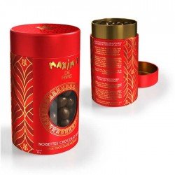 Milk Chocolate Covered Hazelnut in Metal Tin, 2.8oz-Chocolate-Maxim's shop