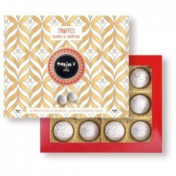 Champagne Chocolate Truffles – Elegant Gift Box of 12-Home-Maxim's shop