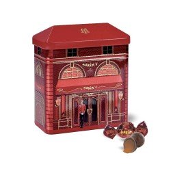 Restaurant Tin Box – Milk Chocolate Balls with Salted Caramel, 2.8oz-Chocolate-Maxim's shop